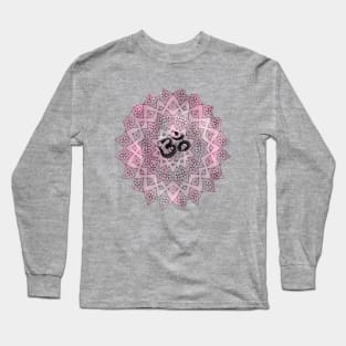 Yoga OM Symbol Meditation Flower Spiritual Shirt Long Sleeve T-Shirt